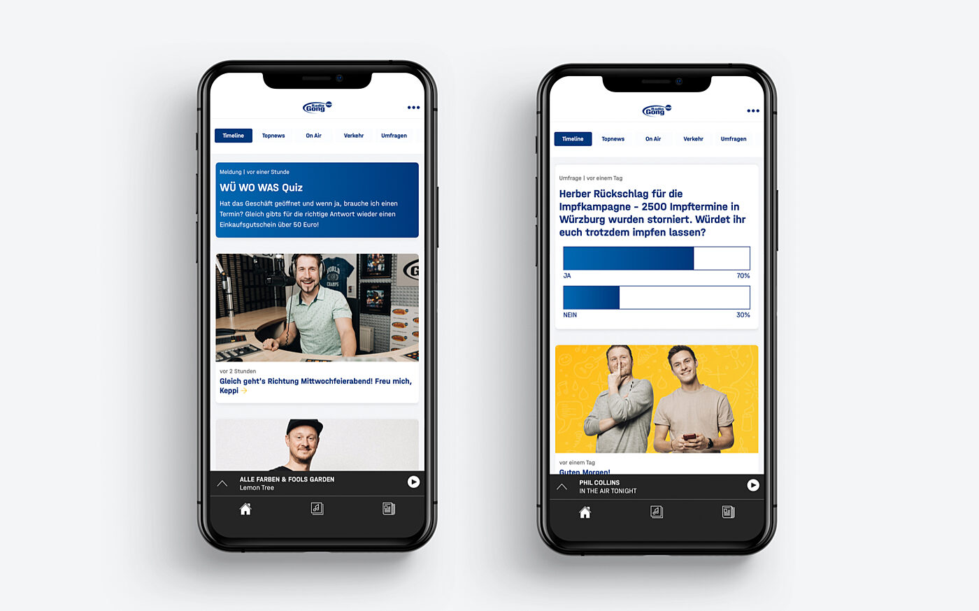 Radio gong wuerzburg app voting und moderatorenupdates
