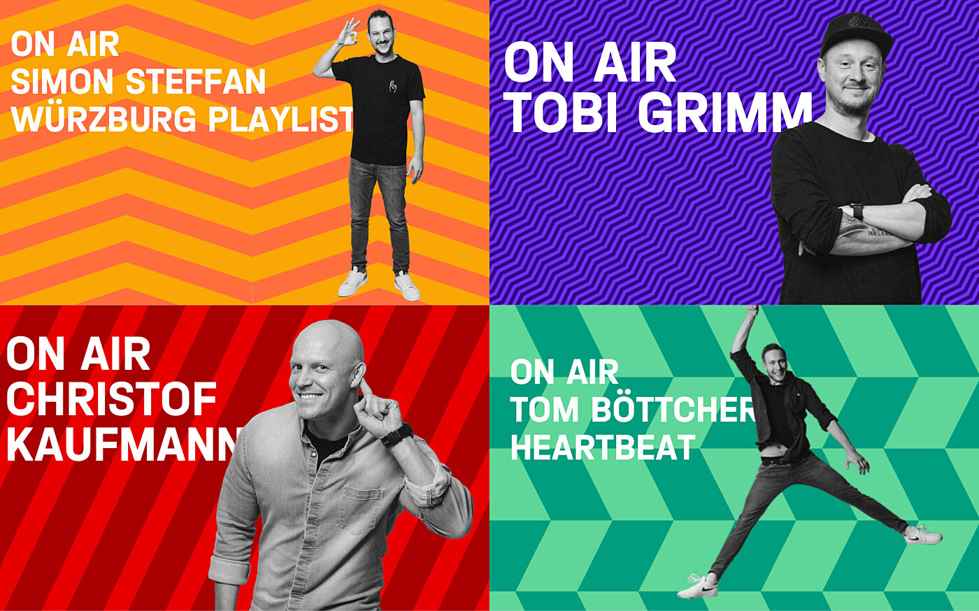 Radio gong wuerzburg website relaunch header moderatoren