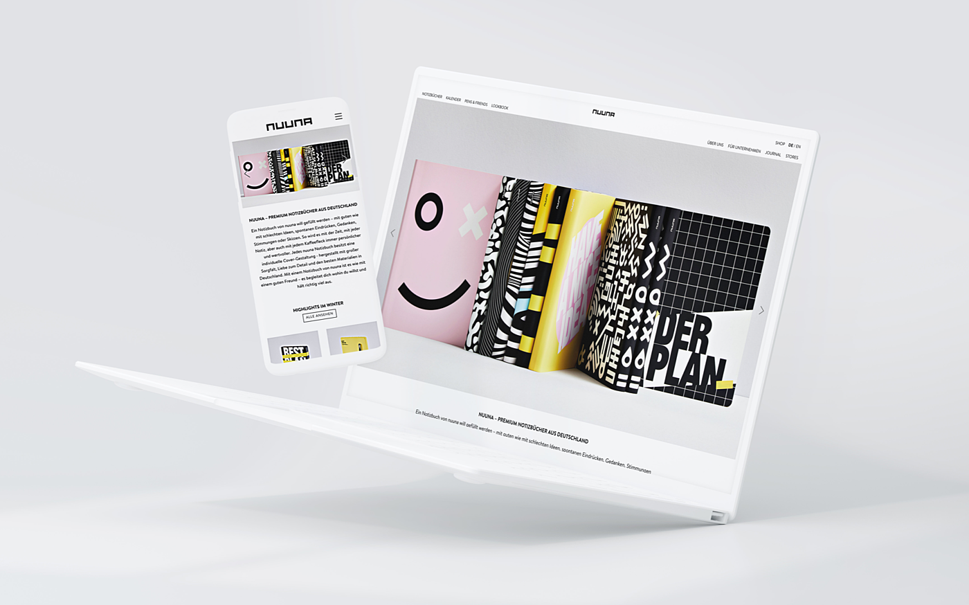 Crafting a Stunning Online Shop for Nuuna Notebooks